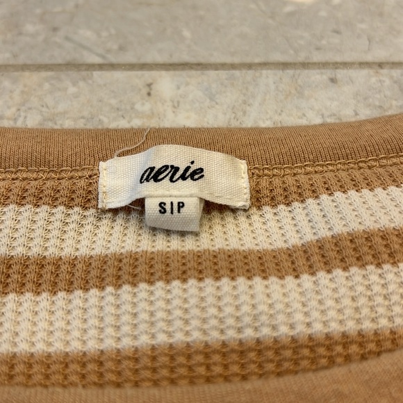 Women’s Aerie Long Sleeve Waffle TShirt - Size S - Picture 6 of 7